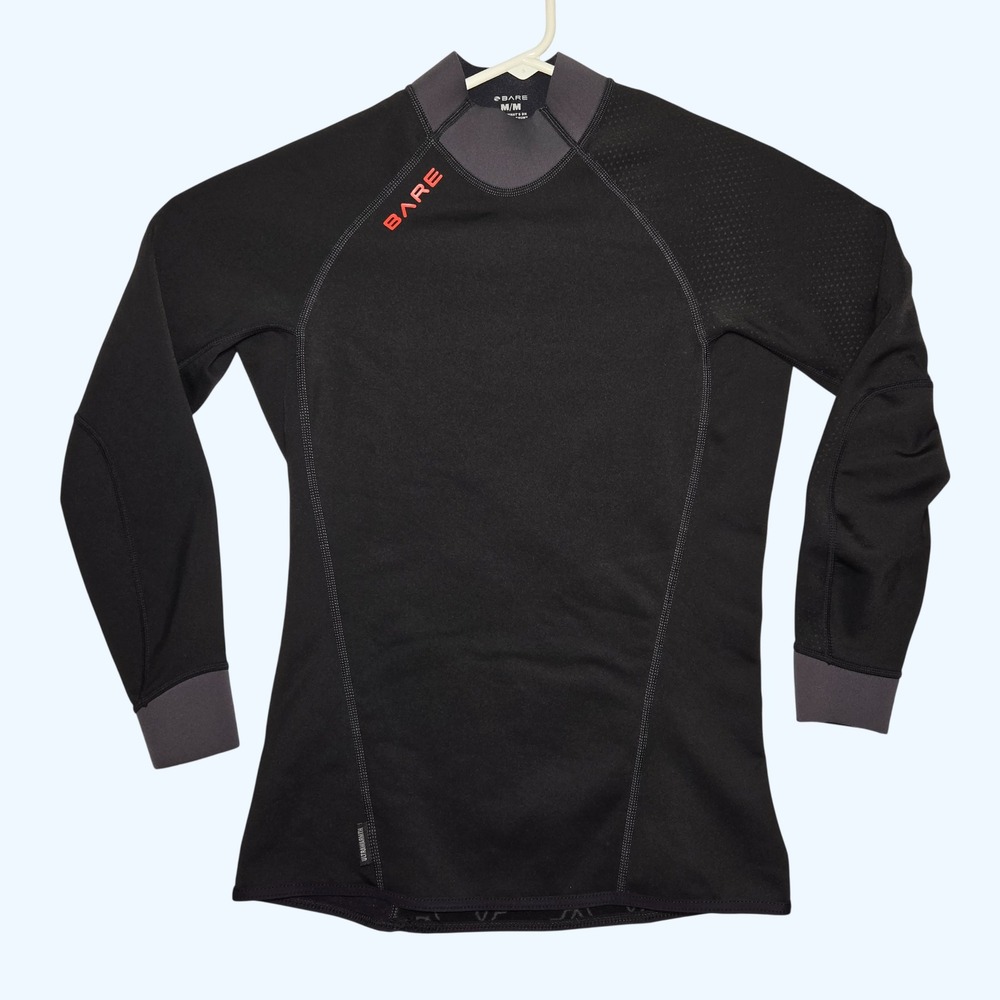 Bare Exowear Ultrawarmth Mens Base Layer Top L/S Scuba Diving Shirt Medium